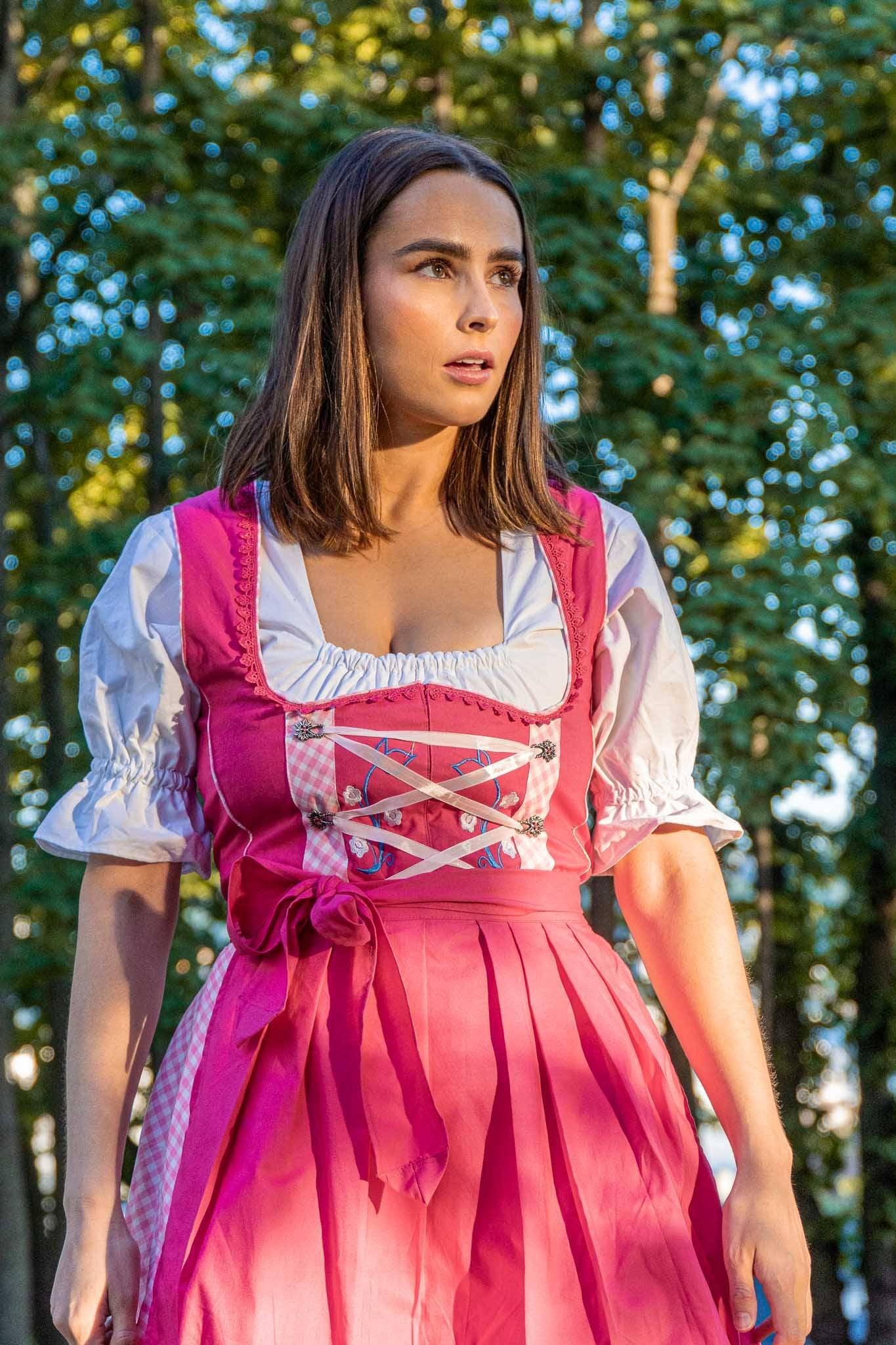 Erika Dirndl • Sterk Rosa • Bomull