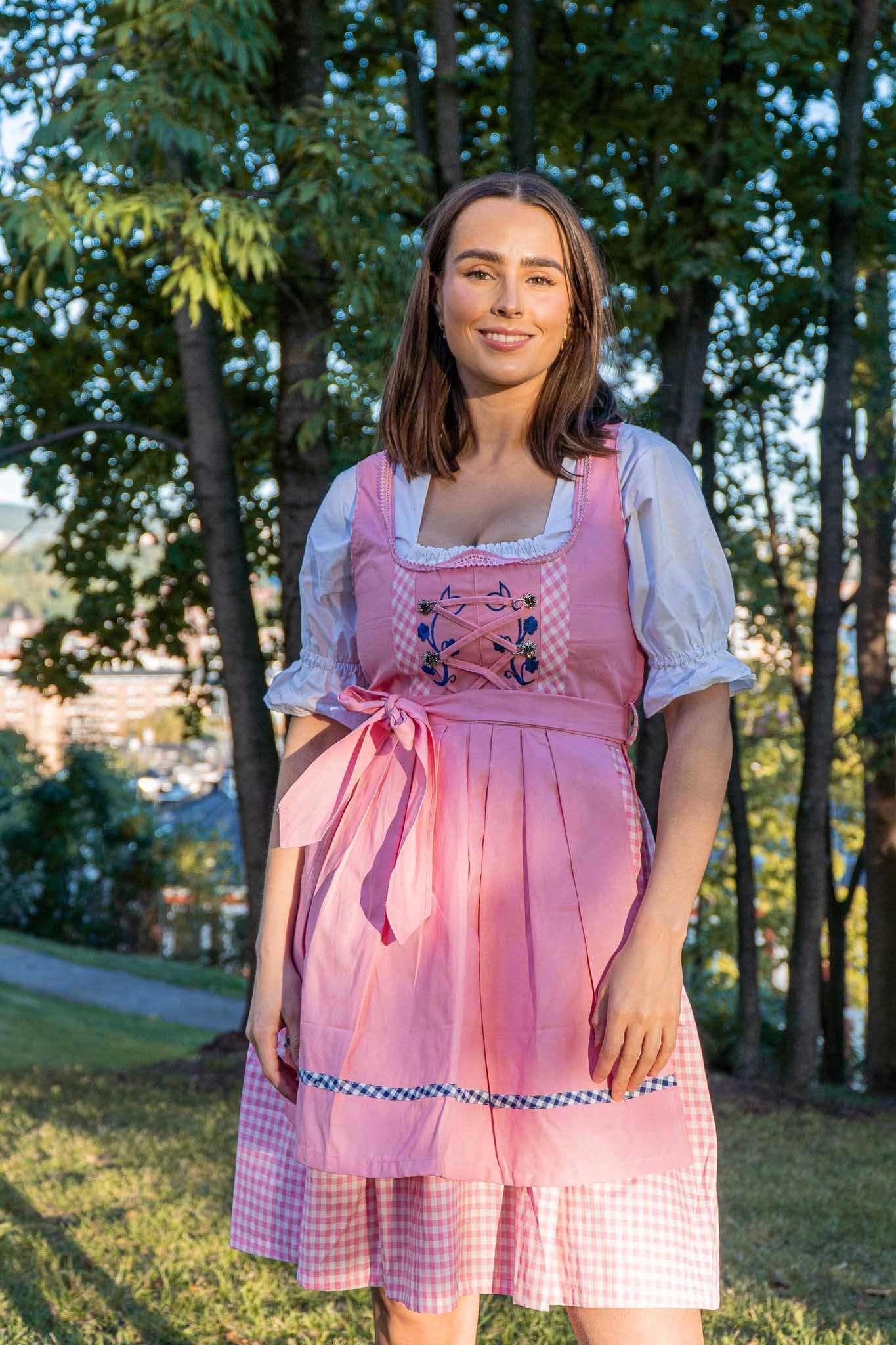 Lieselotte Dirndl • Rosa • Bomull