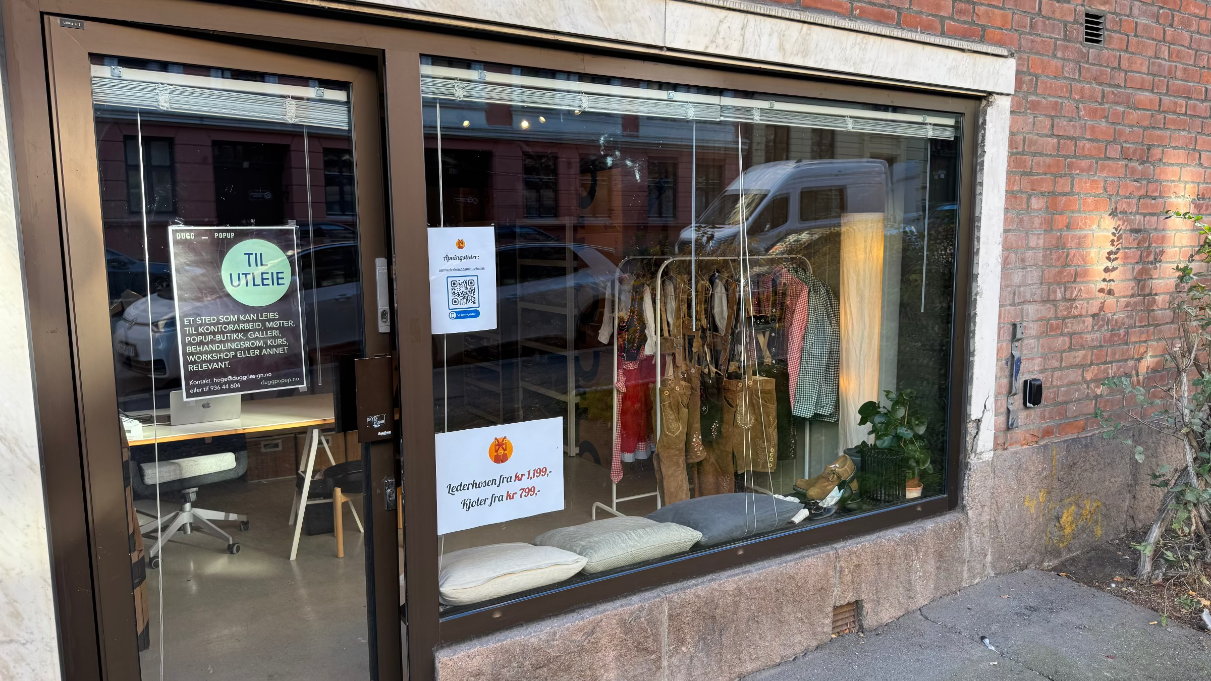 Oktoberfester'n sin pop-up butikk i Oslo